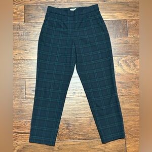 Aritzia Babaton Conan Plaid Ankle Pants – Size 4 – Blackwatch